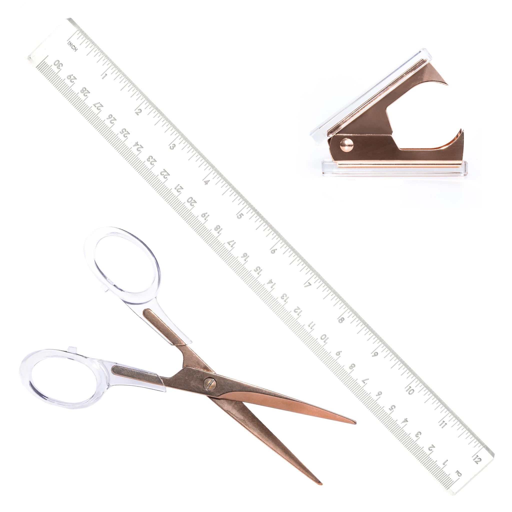 Rose Gold Scissor Set – Punch & Stick